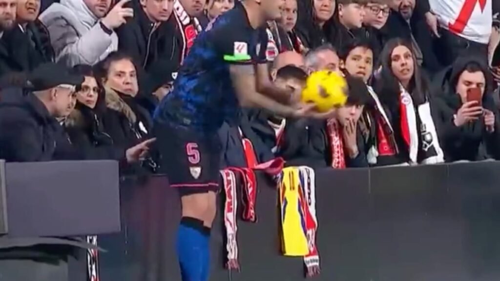 Lucas touched by a fan