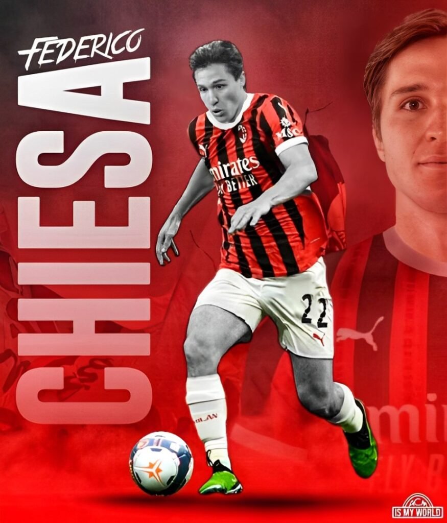 Sarà un accordo concluso?: AC Milan acquista la superstar della Juventus Federico Chiesa in uno swap deal